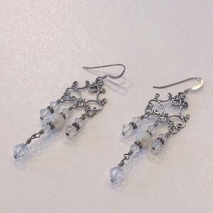Swarovski sterling silver earrings